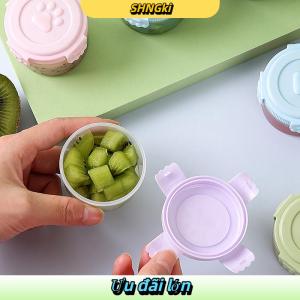 SHNGki 1pcs mini chai nước sốt nhựa gia vị hộp Salad Dressing container cho thịt nướng ngoài trời Bento Hộp Ăn Trưa phụ kiện