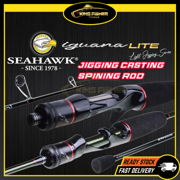 KFT SEAHAWK Iguana Lite Jigging Casting Spinning Rod Joran