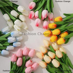 [COD] Fashion Change 1PCS Tulips Artificial Flowers Real Touch Flowers Tulip Bouquet Decor Tulips Flower For Home Wedding Decorations