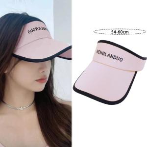 Summer Breathable Sun Hat Empty Top Hat Visor Caps Outdoor Sports Tennis Golf Running Bicycle Adjustable Sunshade Hat