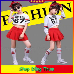 Bộ nhảy Aerobic hiện đại đồng phục nhảy nhóm cả bé trai và bé gái
