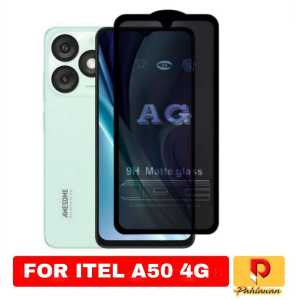PROMO 3 INC 1 Tempered Glass ITEL A50 Matte 9H Anti Fingerprint