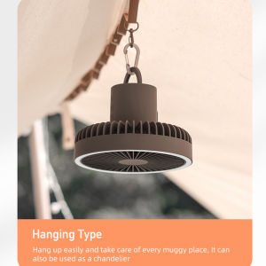 Mini Fan Rechargeable Portable Fans Electric Outdoor Camping Ceiling Fan with Lamp 4000mAh/10000mAh School Tripod Table Desk Camping Equipment