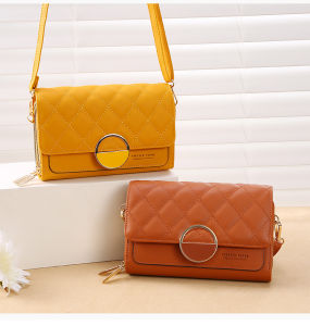 Tas Selempang Wanita Warna Solid, Tas Tangan untuk Remaja Perempuan, Tas Dompet Koin Wanita, Tas Bahu Wanita Trendi, dan Dompet Kartu Wanita Terbaru