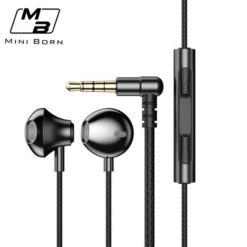 Ακουστικά Mini Born In Ear Ακουστικά Ενσύρματα ακουστικά Ακουστικά HIFI Ακουστικά Στερεοφωνικά ακουστικά Ακουστικά ακύρωσης θορύβου 90° Αγκώνα Βαριά μπάσα Χωρίς πόνο στο αυτί_voghion.com