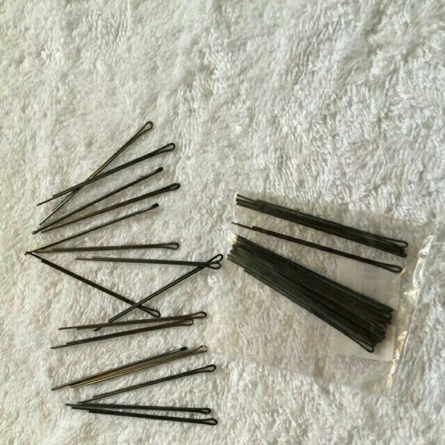 100 cái Kẹp tóc mái, kẹp tăm đen, xẹt mái, xẹt tăm thẳng size 5.5 cm / 6.5 cm | Lazada Việt Nam
