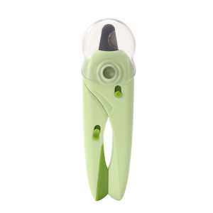 Pet Nail Clippers LED Light Pet nail clipper For cats and dogs Belt LED Light-guided bloodline tape with safety lock and anti-scratch cat and dog nail trimmer round-hole pet grooming clipper
