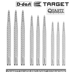 TARGET DART POINT - 32MM/36MM/41MM QUARTZ PRO POINTS 3pcs/Pack