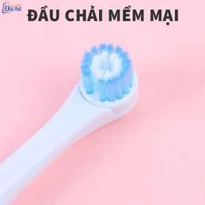 Bàn chải đánh răng điện tự động trẻ em GT08 Bàn chải điện xoay 3 chế độ Máy đánh răng tự động cho bé công nghệ Rung Xoay cao cấp Cây chải răng bảo vệ nướu làm sạch răng sạc USB cho bé