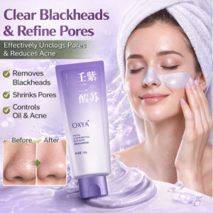 Hydrating Purifying Clay Mask Azelaic Acid Blackhead Removal Deep Cleansing Soothing Pore Treatment Facial Mask For Oily & Sensitive Skin