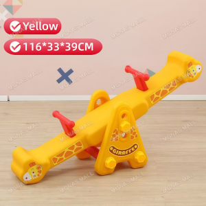 Seesaw for Kid Playground Outdoor & Indoor Kids Seesaw Playground Set Adjust Height Anti-Slip Settings for 2-8 Years