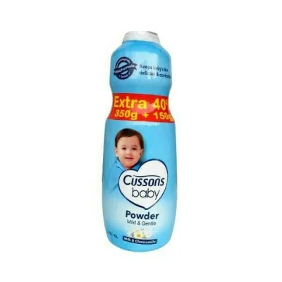 [350g bonus 100g] bedak bayi Cussons Baby Powder