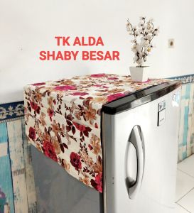 Sarung / taplak kulkas shaby kombinasi