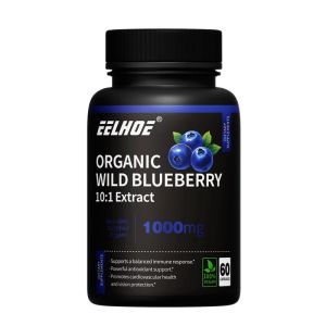 Ekstrak Blueberry 1000mg mendukung kesehatan kulit meningkatkan penglihatan kesehatan jantung otak dan memperkuat sistem kekebalan tubuh.