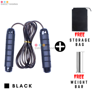 SWEET MAMMA Adjustable Skipping Rope 340g for Adult and Children Keep Fit Exercise 减重钢丝负重调整跳绳- BH0012