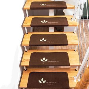 GUHEHARD Polyester Tái sử dụng Xách tay Trang Trí Nội Thất Nước Hấp Thụ Dính Miễn Phí Tự Dính An toàn Câm Lối vào Mat Bước Thảm Thảm Sàn Mat Cầu thang Mat Bước Pad