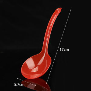 50pcs Pack Disposable Large Plastic Spoon Thick Long Handle Fruit Fishing Soap Cutlery Party Sudu Kenduri Plastik Tebal