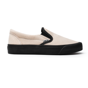 Brick Mansions - Slip On Mission Off White Black Sepatu Sneakers Casual Pria Wanita