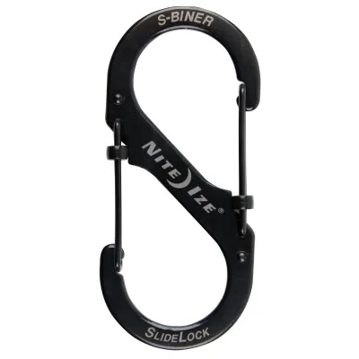 [Free Gift CamelBak Collab] Nite Ize S-Biner Slidelock Stainless Steel Carabiner Size 4