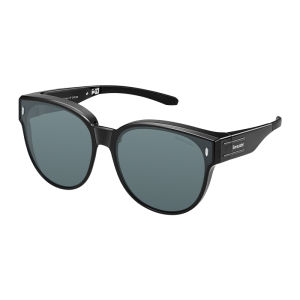 24Ship Beneunder FD497 Foldable Fit-over Sunglasses over Spectacles UV400 Polarized Ultra-Light 24g Revo Coating Durable for Driving Cycling Camping Hiking Free Carrying Case