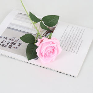 Artificlal Flower Imitation Rose Fake Flower Wedding Family Birthday Party High -Quality Velvet Decorative Flower