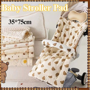 Baby Stroller Mattress Cotton Beanie Velvet Breathable Stroller Cushion Pad for Newborn Infants
