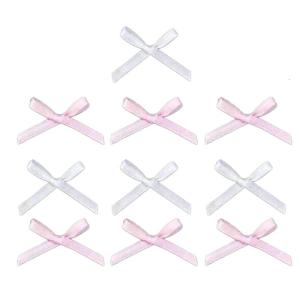 Pack of 10 Pink White Bow Heart Packaging Material Card Cover DIY Decoration Photocard Holder Material Accessories Gift