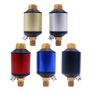 Professional Air Line Moisture Trap 1/4 Inch Port Suitable for Pneumatic & Guns Easy Maintenance