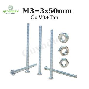 Ốc vít tán 3x50mm M3 - 3ly dài 5cm ( túi 250g ) 90 con LinhKien HD
