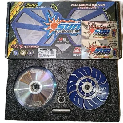 SUN RACING PULLY SYSTEM PULLEY SET FOR NMAX AEROX MIO I 125 CLICK 125 MIO 100 CLICK 150 PCX 160 MXI 125 SOUL I 115 NEW LATEST VERSION