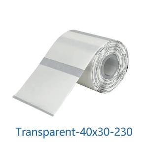 1 roll color holographic laser label paper 40x30mm waterproof oil resistant thermal printing sticker