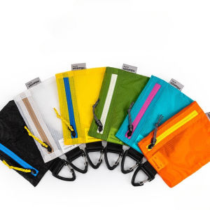 YKK Zipper Duraflex Buckle Outdoor Travel Change Card Bag 15D Silicon Coated Storage Bag 10g Mini Portable Miscellaneous Waterproof Identification Coin Purse