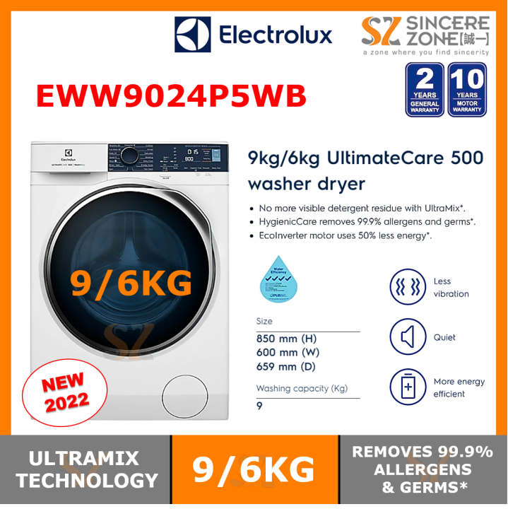 Electrolux EWW8023AEWA 8/5kg UltimateCare™ 900 Washer Dryer / Smart