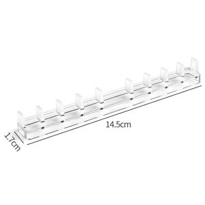 PINPAI ที่วางเล็บอะคริลิคใสแบบชั้นวางสีเจลทาเล็บแสดงสีชั้น Peralatan Seni Kuku แบบกดบนเล็บ