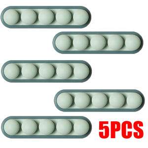 4 Clip Pea Cable Organizer Silicone USB Cable Winder Desktop Tidy Management Clips