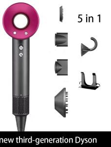 (Free shampoo and conditioner)Supersonic Hair Dryer HD08 (Four colors) with Flyaway attachment