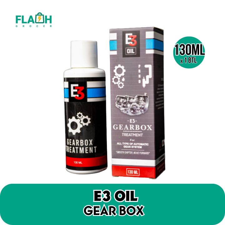 E3 Oil Gearbox Oil Treatment (130ml) / Penyelesaian Masalah Gearbox