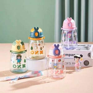 600 ml กระบอกน้ำเด็ก กระติกน้ำเด็ก พิเศษ สายสะพาย สำหรับโรงเรียน แถมฟรี