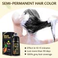 Black Hair Dye Shampoo 3 in 1 for Gray Hair, Hair Color Shampoo for Women and Men, Instant Shampoo Hair dye-100% Grey Hair Coverage (16.9 Fl oz). 