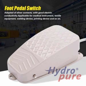 Foot Control Pedal Switch LT4 250V 10A 15A Nonslip Aluminum Power Controller Small/Big