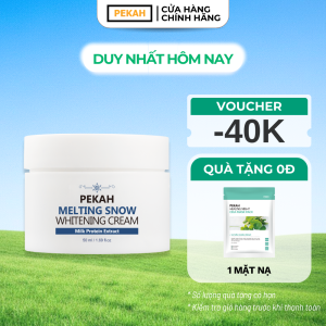 Kem dưỡng trắng nâng tone da Pekah Melting Snow Whitening Cream 50ml