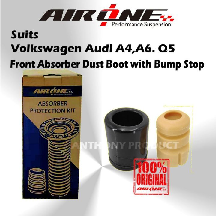 Rear Suspension Bump Stop & Strut Boot Kit For Audi A4 Saloon 2007-2015 – X AUTOHAUX, Rubber/Plastic, Black/Yellow