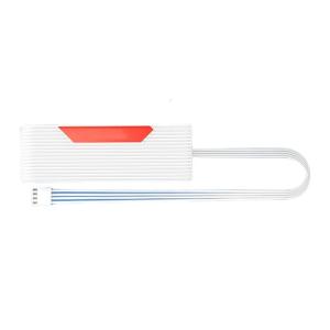 High Capacity 12V Computer Fan Hub Supporting 5 Fan Simultaneous Speed Controls Via Motherboards Sync Technology