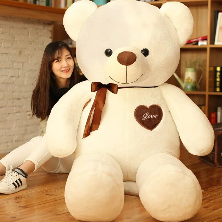 60/80/100/120/140cm Giant Teddy Bear Plush Toys Soft Teddy Bear