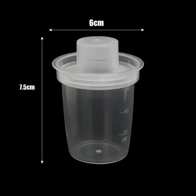 5Pcs Easy Travel and Outdoor Baby Milk Powder Box Food Storage Container Moisture-proof and Dust-proof Portable 80ML PP Material