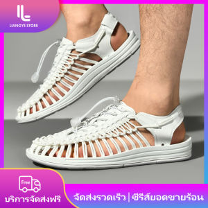 LIANGYE KEEN รองเท้าแตะผู้ชายสไตล์คลาสสิกรองเท้าแตะเหมาะสําหรับบรรยากาศสบาย ๆ รองเท้าแตะชายหาดน้ําหนักเบา และผู้หญิงสามารถใส่ได้