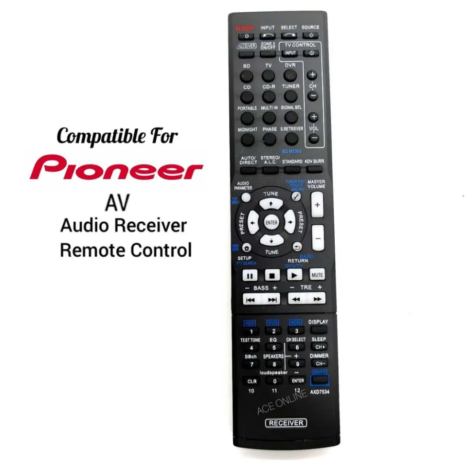 Axd7534 New Remote Control For Pioneer Av Receiver Home Theater Axd7534 - View #4
