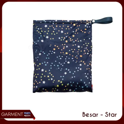 Wet Bag Waterproof Tas Baju Basah Renang Diaper Organizer Pouch Anti Air Perlengkapan Olahraga Serbaguna