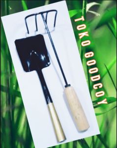garukan dan sekop berkebun paket 2in1