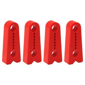 MAJESTICX 4Pcs Soundproofing Car Door Lock Sound Deadener Buffer Seal Silicone Car Door Lock Protectors Shock Absorber Sound Damper Door Lock Buffer for Quieter Closing